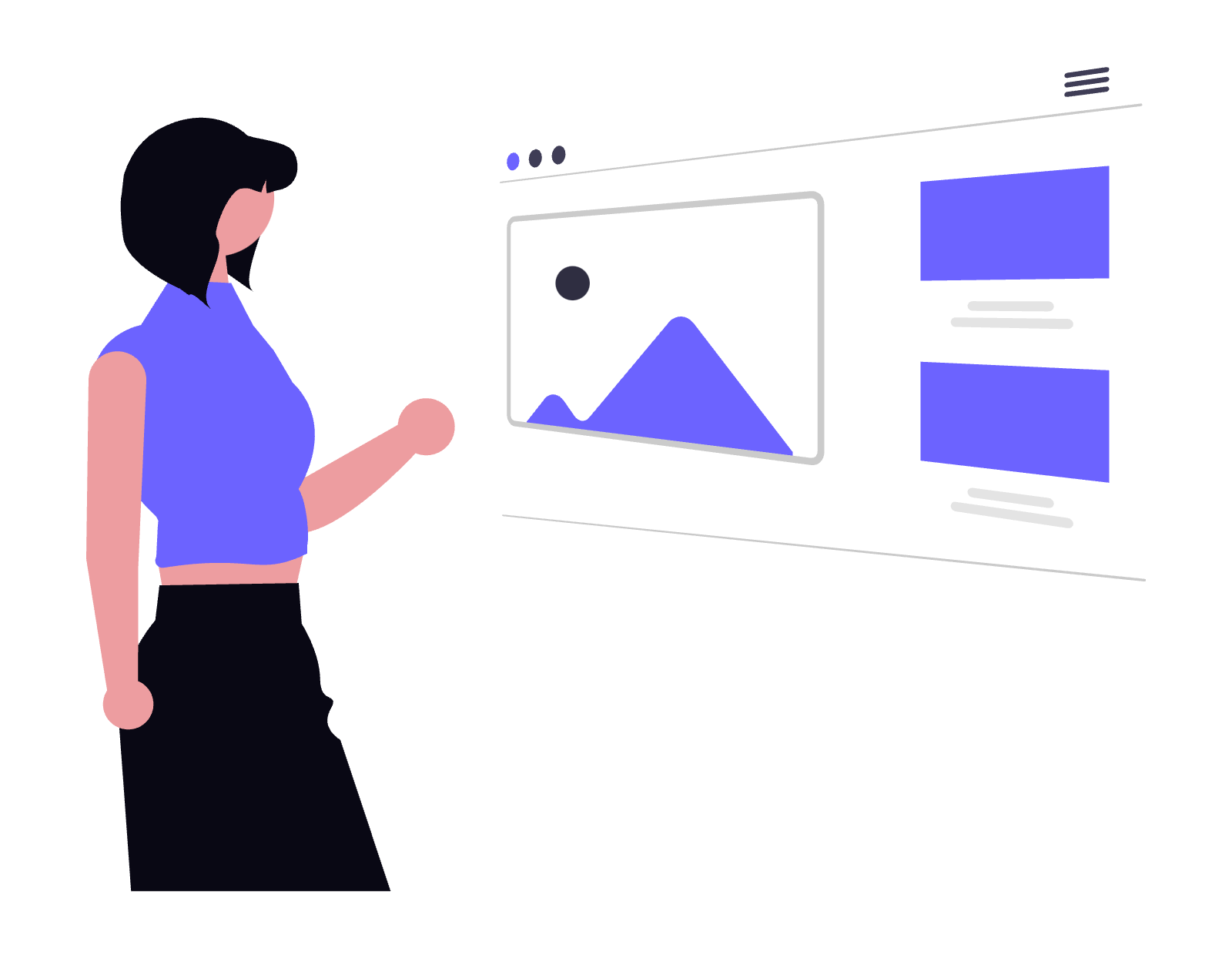 web design illustrations